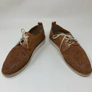 Trask Leather Sneakers Womens 11 Brown Lena Oxford Tie Up